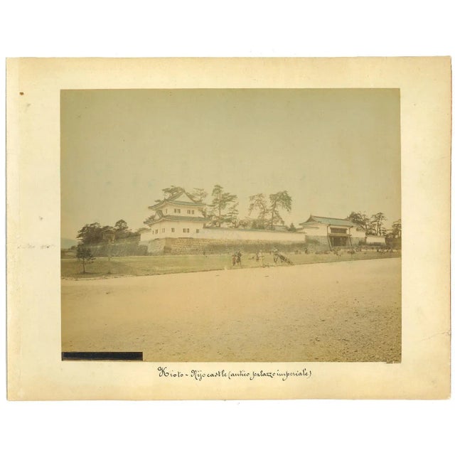 Ancient view of Kyoto, is an original vintage albumen prints, hand colored, on single cardboard: 26 x 34 cm. Realized...