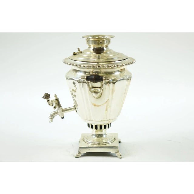 Antique Silver Plated Russian Samovar