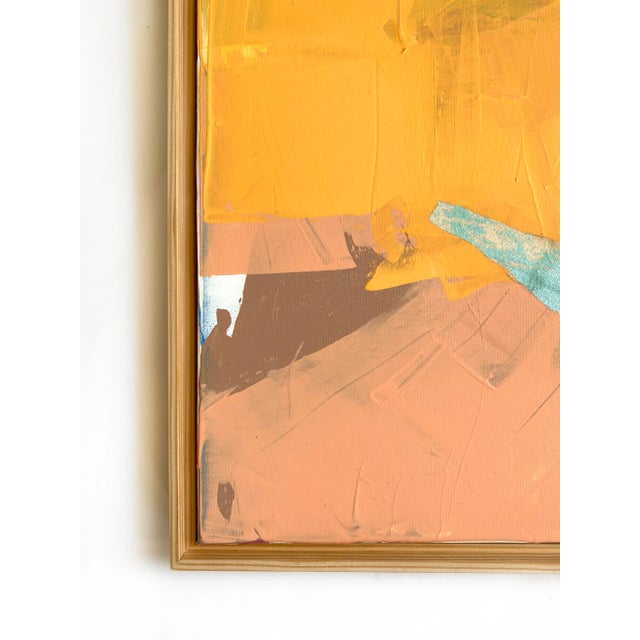 2020s "Citrus Sherbet" 2024 Framed Painting by Jessalin Beutler For Sale - Image 5 of 7