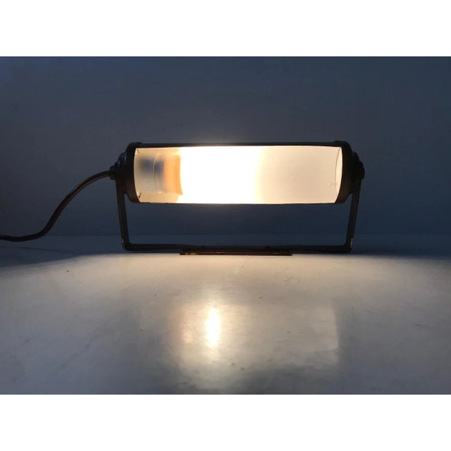 Brown Brown Danish Tubular Wall Sconce from Lyfa, 1930s For Sale - Image 8 of 12