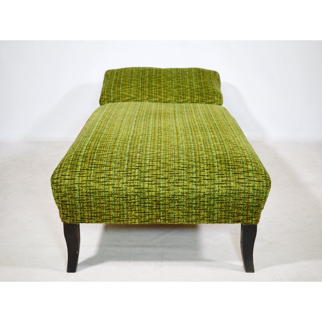 Wood Mid-Century Daybed in Fabric, 1960s For Sale - Image 7 of 10