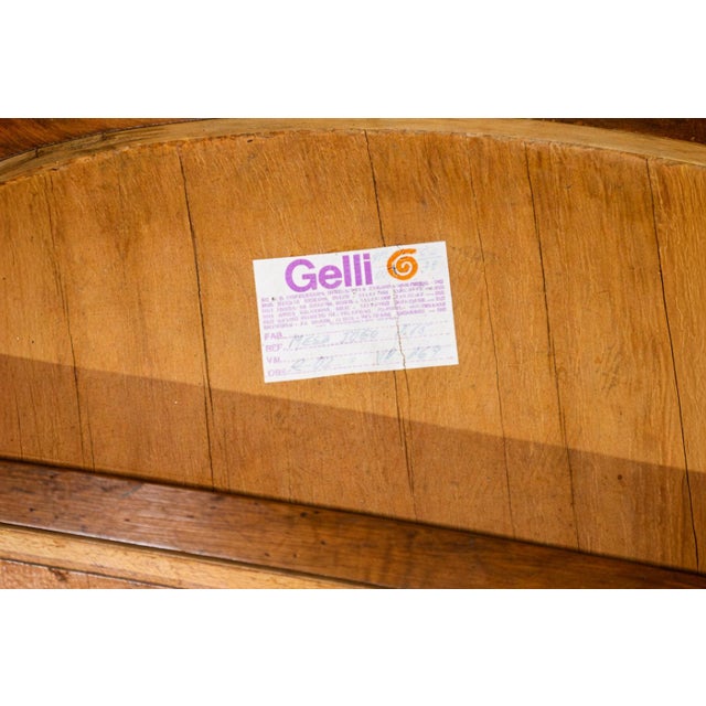 Game Table in Wood & Green Felt, Gelli, 1950s For Sale In New York - Image 6 of 7