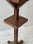 Brown Vintage Constructivist Parquetry Tiered Wood Pedestal Stand, Circa 1940s-50s For Sale - Image 8 of 18