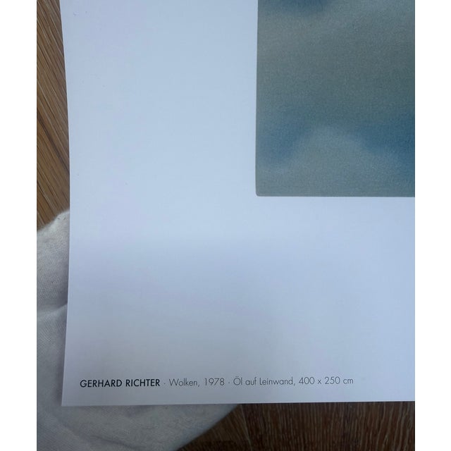 2020s Gerhard Richter, Wolken, 1978, Copyright Gerhard Richter 2021, Kunstsammlung Nordrhein-Westfalen, Printed in Germany For Sale - Image 5 of 9