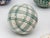 A set of 6 Scottish Carpet Balls in green, red, blue, and solid white. The white one is x 3" in diameter, and the...