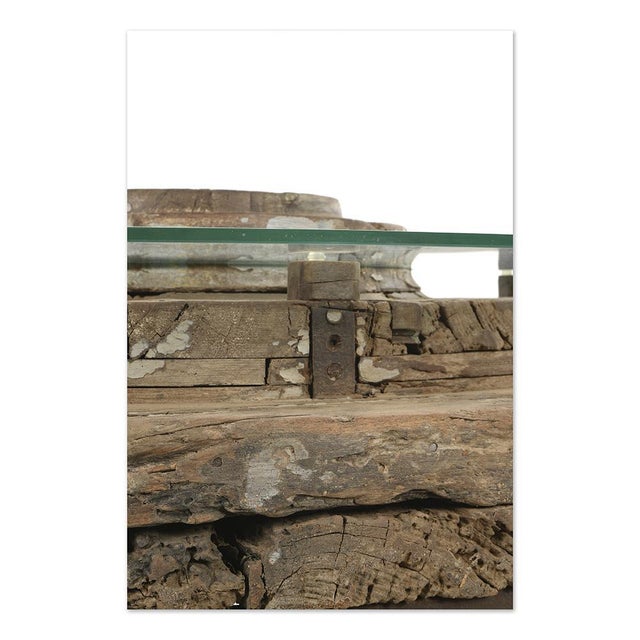 1920s Industrial Coffee Table, 1920s For Sale - Image 5 of 6