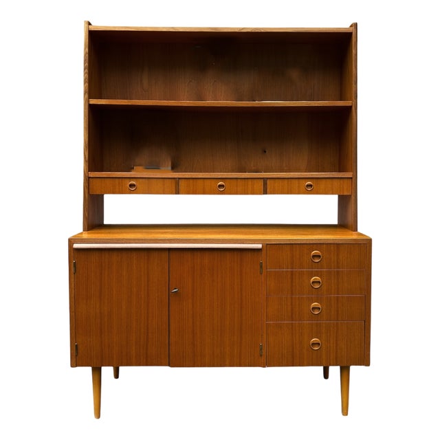 Scandinavian Bookshelf in Teak For Sale