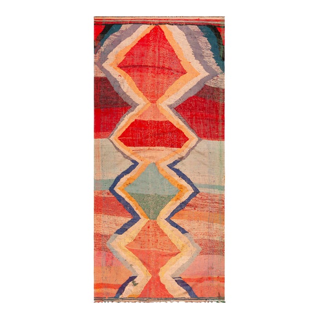 Nazmiyal Collection Vintage Moroccan Kilim Rug For Sale