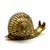 Metal Vintage Brass Snail Figurine For Sale - Image 7 of 9