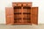 Late 20th Century Stickley Style Mission Oak Arts & Crafts Bookcase or Bar Cabinet For Sale - Image 5 of 16