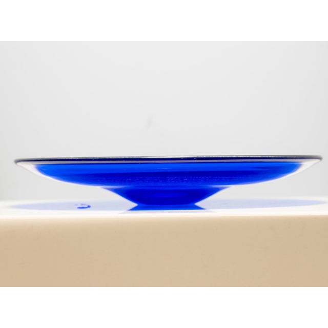 Mid-Century Modern Glass Bowl with Gold Foil from František Vízner, Czechoslovakia, 1976 For Sale - Image 3 of 6
