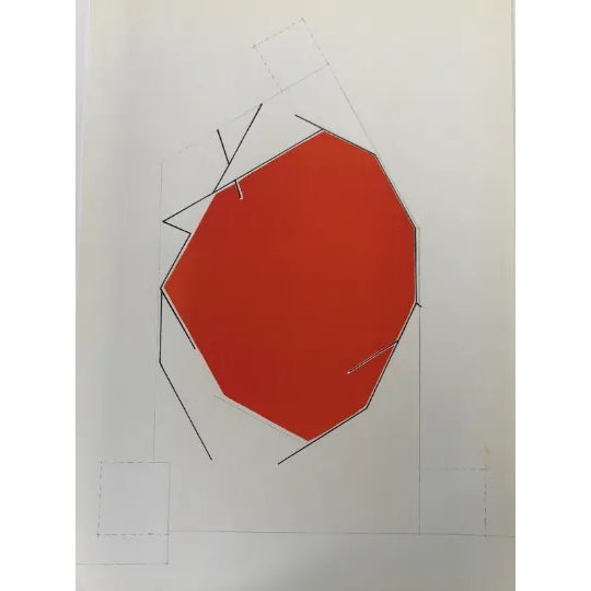 Artist: Pablo Palazuelo Country: Spain Title: Untitled – DM10184 Medium: Original Lithograph Marks: Not signed, not...