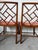 Brown 1960s English Georgian Chinese Chippendale Style Mahogany Cockpen Dining Chairs – Set of 4 For Sale - Image 8 of 17