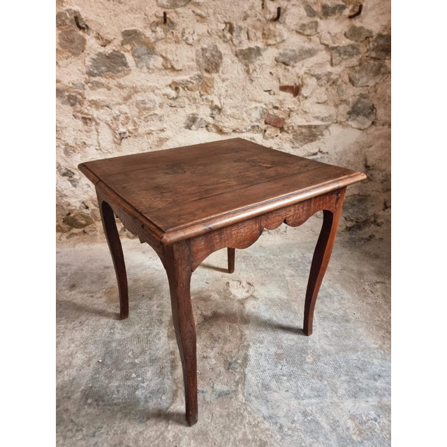 18th Century Provincial Louis XV Oak Side Table For Sale - Image 14 of 14