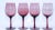Late 20th Century Vintage French Amethyst Purple Hand-Blown Wine Glasses, Set of 4, Circa 1980 For Sale - Image 5 of 13