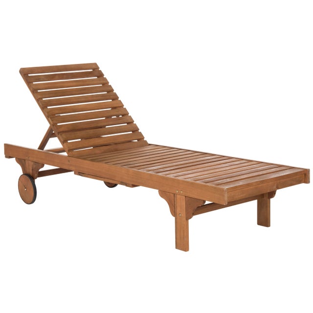 A transitional update of a cruise ship classic, the outdoor chaise lounge chair recalls dreamy days on a transatlantic...