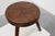 Wood Rustic Oak Wooden Tripod Stool, France, 1890s For Sale - Image 7 of 13