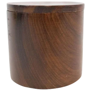 Cylindrical Wood Box, 1960s, France