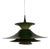 Radius Pendant Lamp in Dark Green by Erik Balslev for Fog & Mørup, Denmark, 1970s For Sale