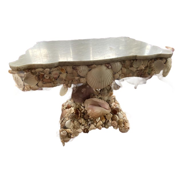 20th Century Shell Encrusted Table For Sale