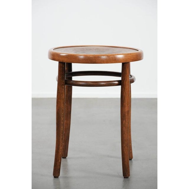 Antique Bentwood Stool, 1890s For Sale - Image 5 of 12