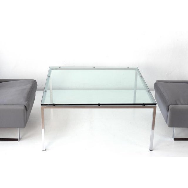Side Table with Glass Plate Designer: Factory design Year: around 1968 Manufacturer: unknown Country: Germany...