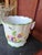 Charming 80s Italian Ceramic Cache Pot With Pansy Handles and Decoration For Sale In Philadelphia - Image 6 of 6