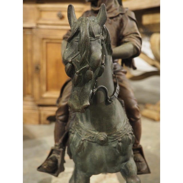 Late 19th Century The Horseman Returning From the Hunt, Alfred Barye, Émile Guillemin, Circa 1870 For Sale - Image 5 of 18