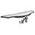 Elegant vintage wall console made of black wrought iron with a glass top from the 1960s. This wall shelf is in good...