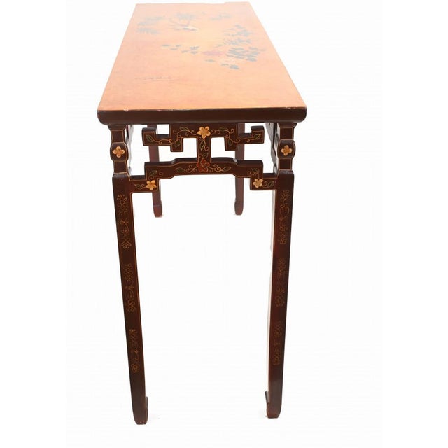 Painted Chinese Console Table For Sale - Image 10 of 12