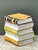Vintage Italian Glazed Ceramic Books Low Stool For Sale - Image 15 of 18