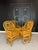 4 Vintage Brighton Pavilion Bamboo Arm Chairs For Sale - Image 4 of 5