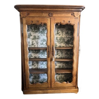 19th Century French Country Cherrywood Bookcase For Sale