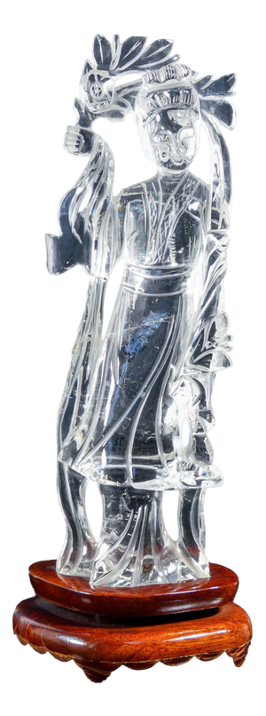 Rock Crystal Guanyin Sculpture