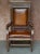 Restored 19th Century Antique Russian Mahogany & Gilt Metal Partner Desk With Leather Armchair For Sale - Image 12 of 12