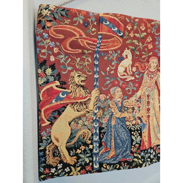 Lady With Unicorn Tapestry- Le Gout- La Dame a La Licorne For Sale - Image 4 of 6
