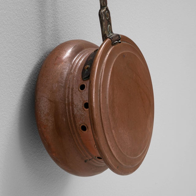 19th Century French Copper Bed Warmer For Sale - Image 13 of 18