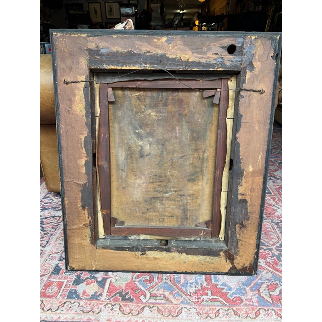 19th Century Portrait Painting of Emily Gilbert- Attributed to Philip Boileau For Sale - Image 10 of 12