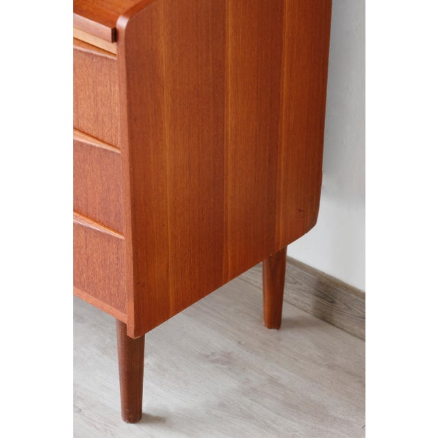 Vintage Scandinavian Teak Secretary, Denmark, 1960s For Sale - Image 16 of 18