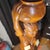 1970s 1970s Monumental 47.5" Vintage African Wooden Statue – Hand-Carved Ghanaian Folk Art Floor Sculpture For Sale - Image 5 of 10