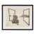 1970 Etching of a Seated Woman Benjamin Levy For Sale
