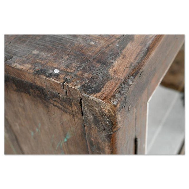 Freestanding or Wall-Mounted Showcase Cabinet in Solid Wood For Sale - Image 6 of 7