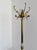 Vintage Italian Brass Coat Rack with Onyx Marble Centrepiece, 1960s For Sale - Image 9 of 18