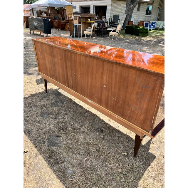 Wood French Art Deco 1930's Macassar Ebony Sideboard For Sale - Image 7 of 12