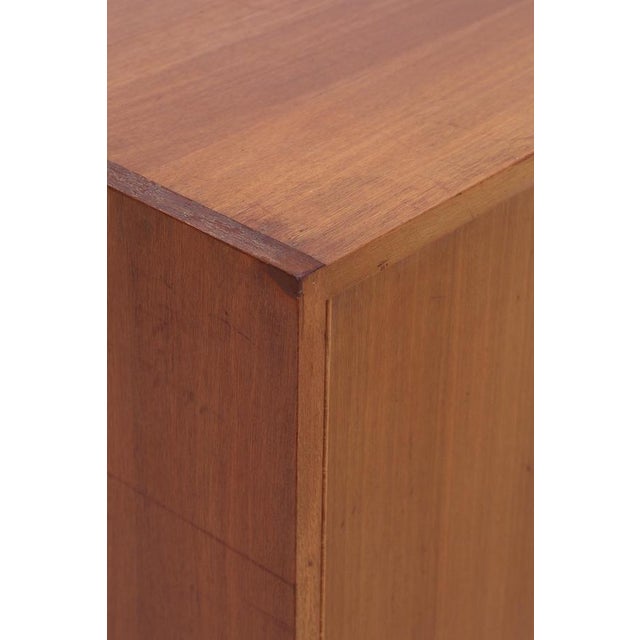 Brown Mid-Century Wood Cabinet, 1960s For Sale - Image 8 of 13