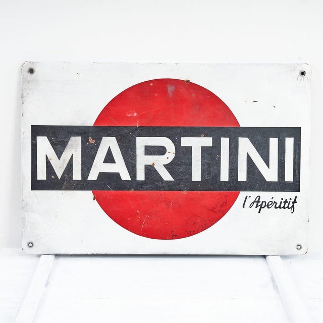 Vintage Martini Plaque For Sale - Image 6 of 6