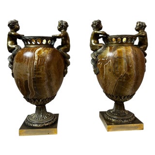 Antique Cassolettes, 1880, Set of 2 For Sale
