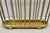 Mid 20th Century Vintage Gatco Mid Century Modern Solid Brass Spindle Modernist Magazine Rack For Sale - Image 5 of 16