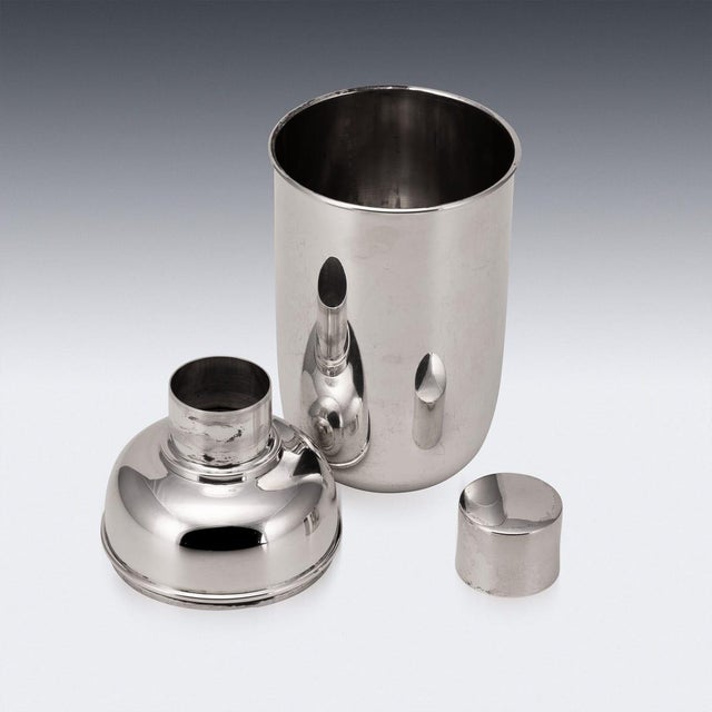 1960s Silver Cocktail Shaker, Naples, Italy, 1960s For Sale - Image 5 of 9