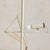 Vintage Italian Postmodern Floor Lamp with Fabric Shades + Stone Base For Sale - Image 10 of 11